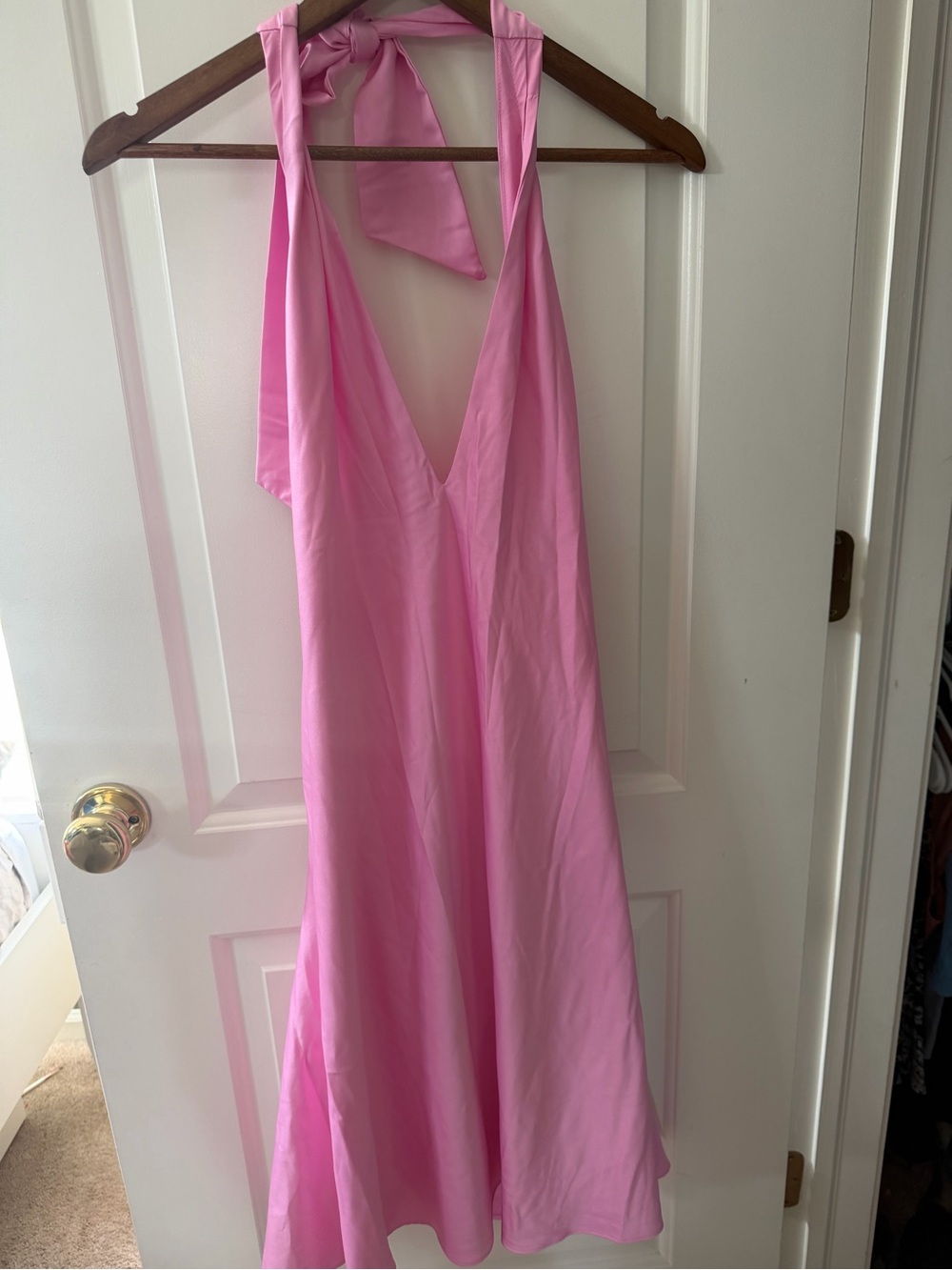 wild fable Pink Halter Wedding Dress